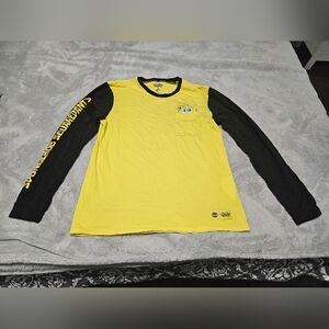 Sponge Bob × Timberland Yellow and Black Long Sleeve Shirt